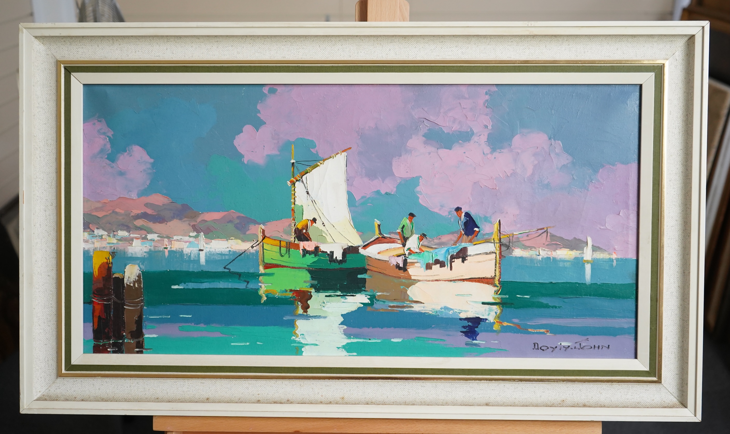 Cecil Rochfort D'Oyly John, 1906-1993, 'Mistral Time off French Coast at Cap d'Antibes'
